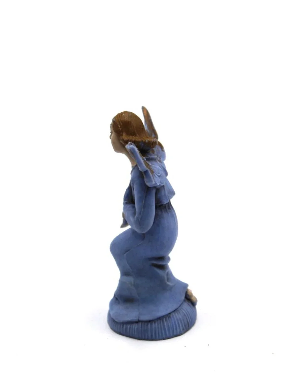 Vintage 2.8” Italy Depose Nativity Angel Blue Figure Christmas Holiday Decor